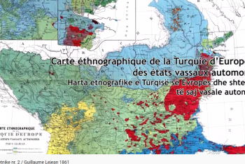 HARTA ETNIKE E GUILLAUME LEJEAN 1861