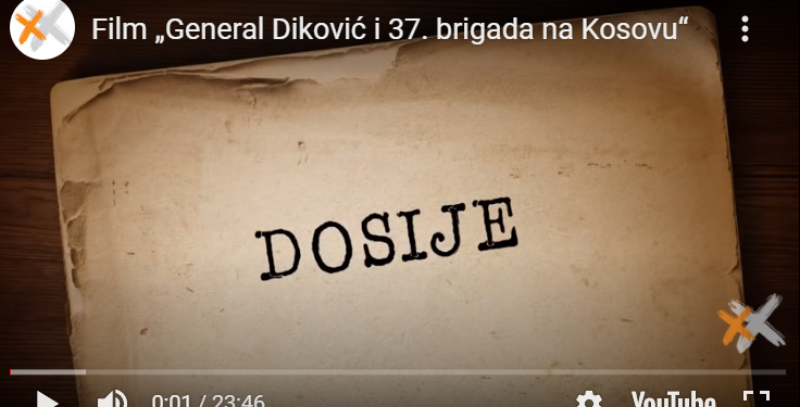 Filmi që dëshmon krimet e gjeneralit Dikoviq në Kosovë, i ndaluar në Serbi!
