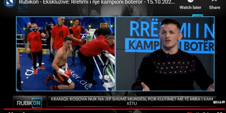 Rubikon – Ekskluzive: Rrëfimi i një kampioni botëror – video