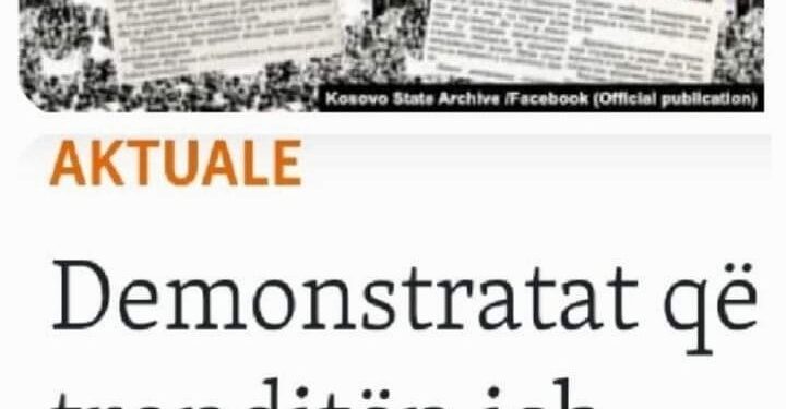 GODIŠNJICA: KOSOVARI – OD DEMONSTRACIJA DO SLOBODE