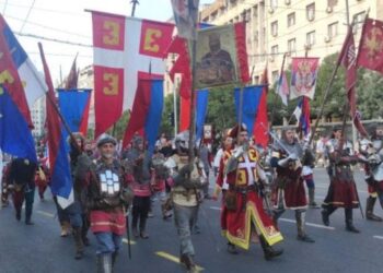 Pamje nga Beogradi mbrëmë…