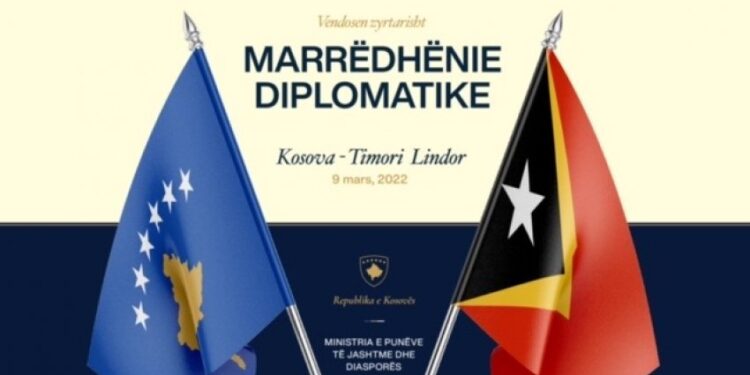 Timori Lindor e njeh Republikën e Kosovës