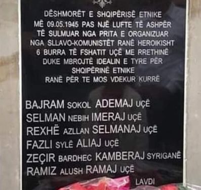 BJESHKA E TRIMAVE- UJMIRËS (e ashtuquajtura Dobrovoda) SOT FRYMON LIRSHËM, FALË GJAKUT TË GJASHTË BURRAVE TË UÇËS ME RRETHINË