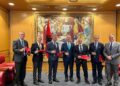 PRESIDENTI I REPUBLIKES SE SHQIPËRISË, SHKELQËSIA E TIJ Z. ILIR META MË 30 QERSHOR 2022 DEKOROJ PRIJËSIT E SANXHAKUT