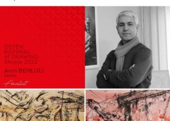 Avni Behluli finalist në “Osten bienale of drawing” Shkup