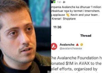 Shqiptari nga Shkodra dhuron 1 milion dollarë për të prekurit në Turqi