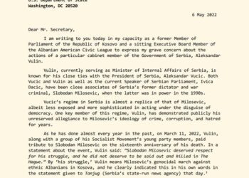 Bislimi:  Vendim i duhur, dhe jashtëzakonisht i mirëpritur  i SHBA-ve futjen në listë të zezë Aleksandar Vulin