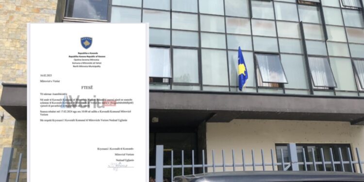 EKSKLUZIVE: Mitrovica e Veriut mban për herë të parë seancë solemne në përvjetorin e pavarësisë së Kosovës (DOKUMENT)