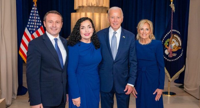 Osmani në pritjen e presidentit Biden: Aleancë që qëndron në themelet e shtetit tonë