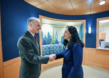 Presidentja Osmani në Departamentin e Shtetit