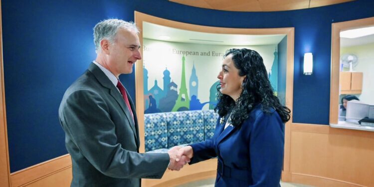 Presidentja Osmani në Departamentin e Shtetit