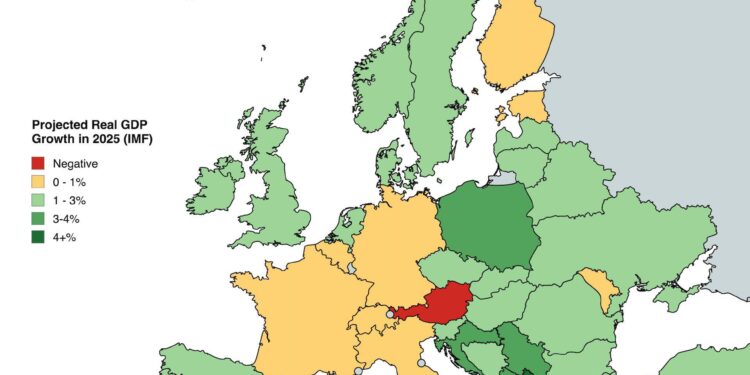 Sipas Fondit Monetar Ndërkombëtar, në vitin 2025 Kosova do të ketë rritjen ekonomike më të shpejtën në Evropë.