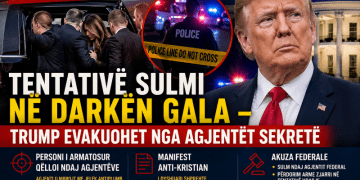 Alarm në Washington: Tentativë sulmi në darkën gala – Donald Trump evakuohet nga agjentët sekretë