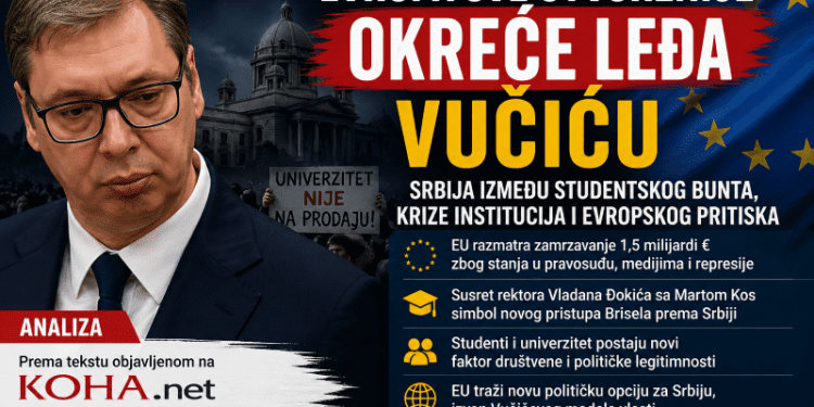 Evropa sve otvorenije okreće leđa Vučiću: Srbija između studentskog bunta, krize institucija i evropskog pritiska