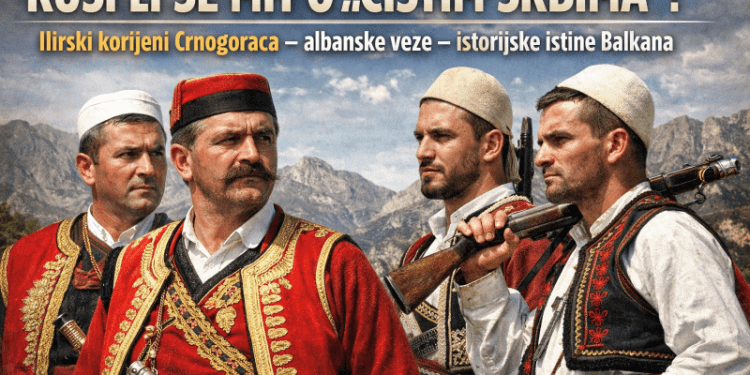 RUŠI LI SE MIT O CRNOGORCIMA KAO „ČISTIM SRBIMA“? Crnogorski autor ponovo otvara raspravu o ilirskim korijenima