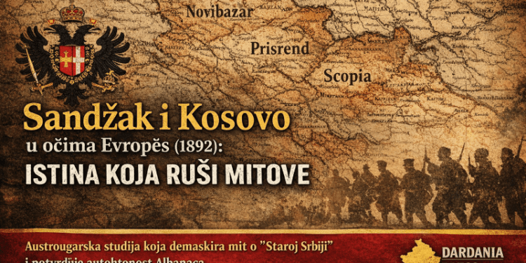 „Sandžak i Kosovo u očima Evrope (1892): istina koja ruši mitove“