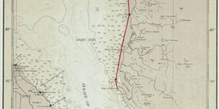 Kufiri detar Shqipëri-Greqi mbi zonën gazmbajtëse