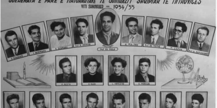 NË PËRVJETORIN E THEMELIMIT TË GJIMNAZIT SHQIPTAR TË MITROVICËS (1951) DHE TË DIPLOMIMIT TË MATURANTËVE TË BREZIT TË PARË (QERSHOR 1955)
