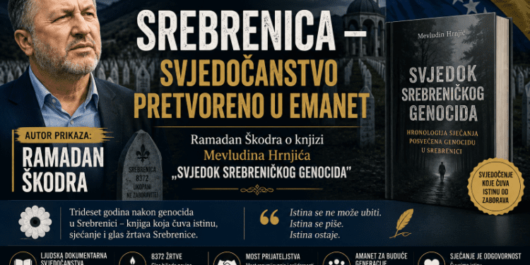 Ramadan Škodra: „Svjedok srebreničkog genocida“ – knjiga koja govori u ime 8.372 nevino ubijenih Bošnjaka  